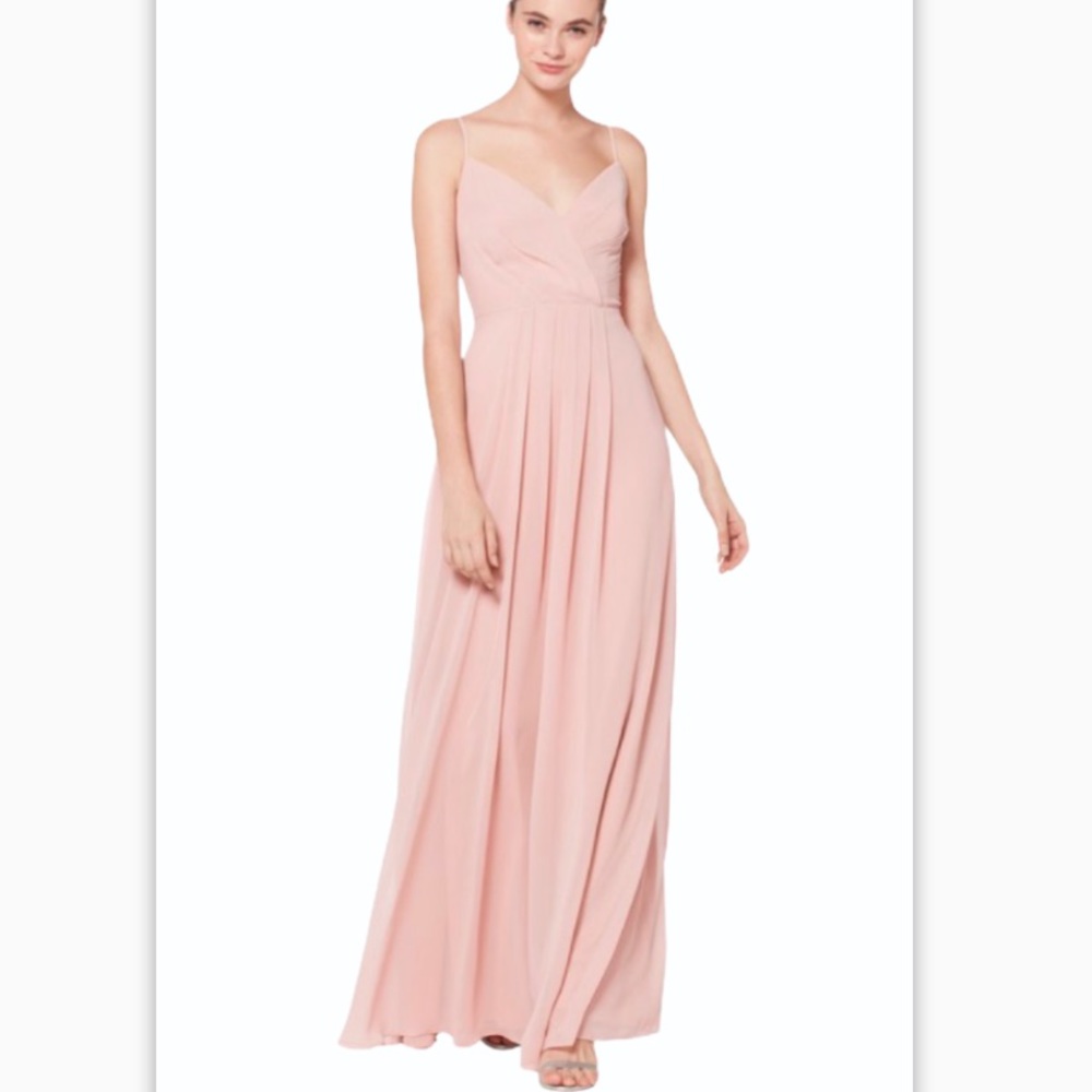 Bill Levkoff Chiffon Bridesmaid Dress Size Zero